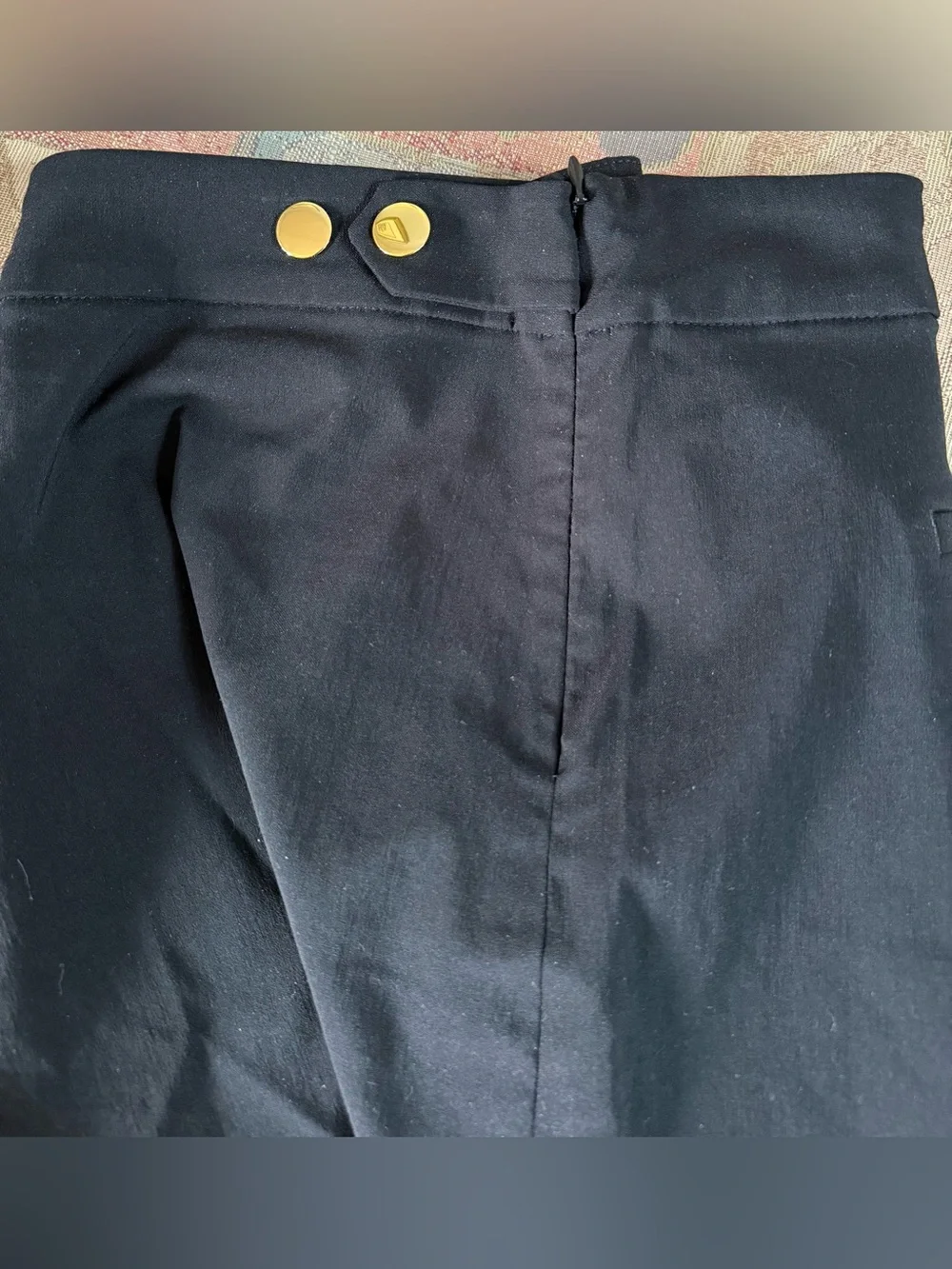 INC International Concepts Black Dress Shorts with Button Detailing; Sz 14; NWT!